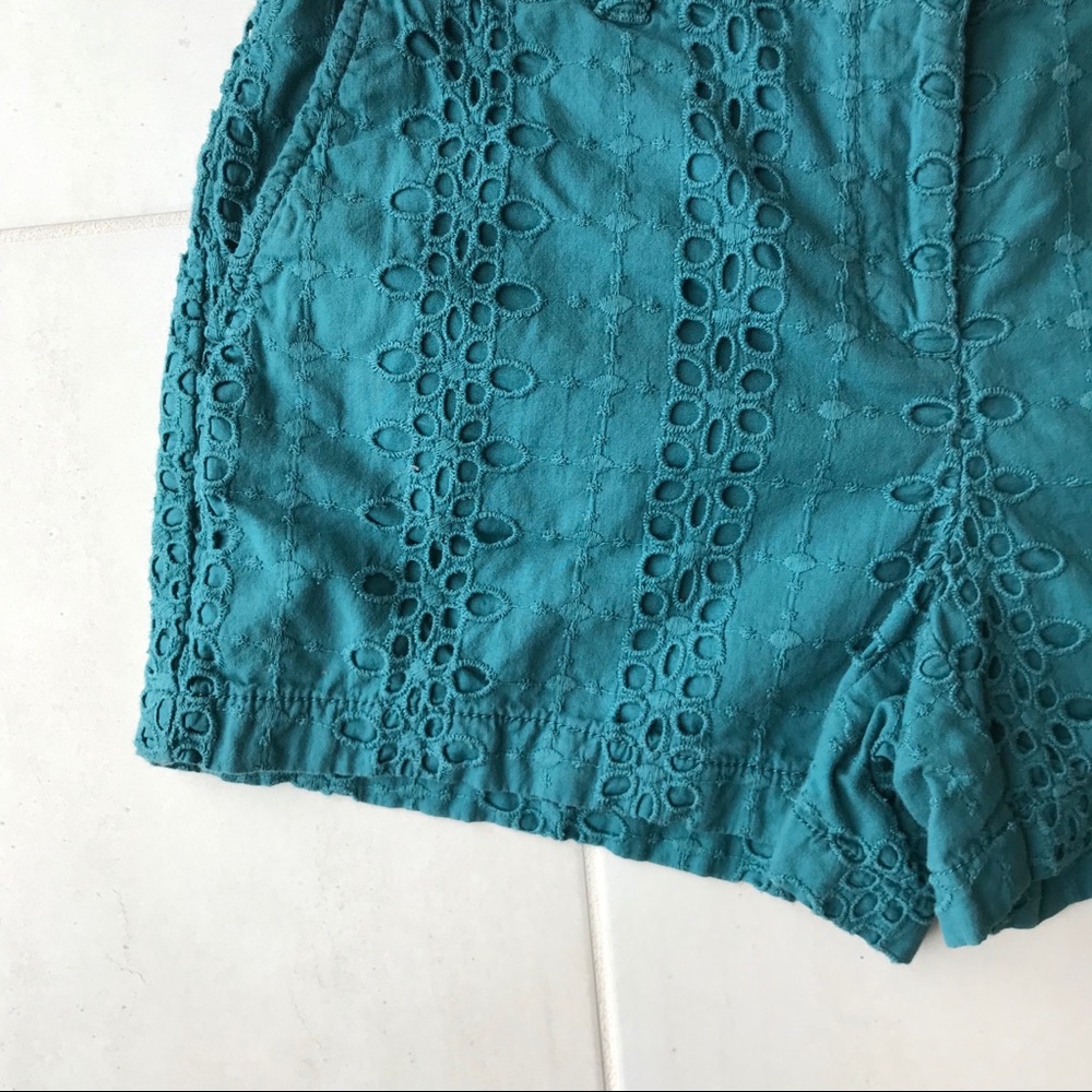 Ann Taylor Loft Factory Eyelet Cotton Shorts SH86 - Picture 6 of 8